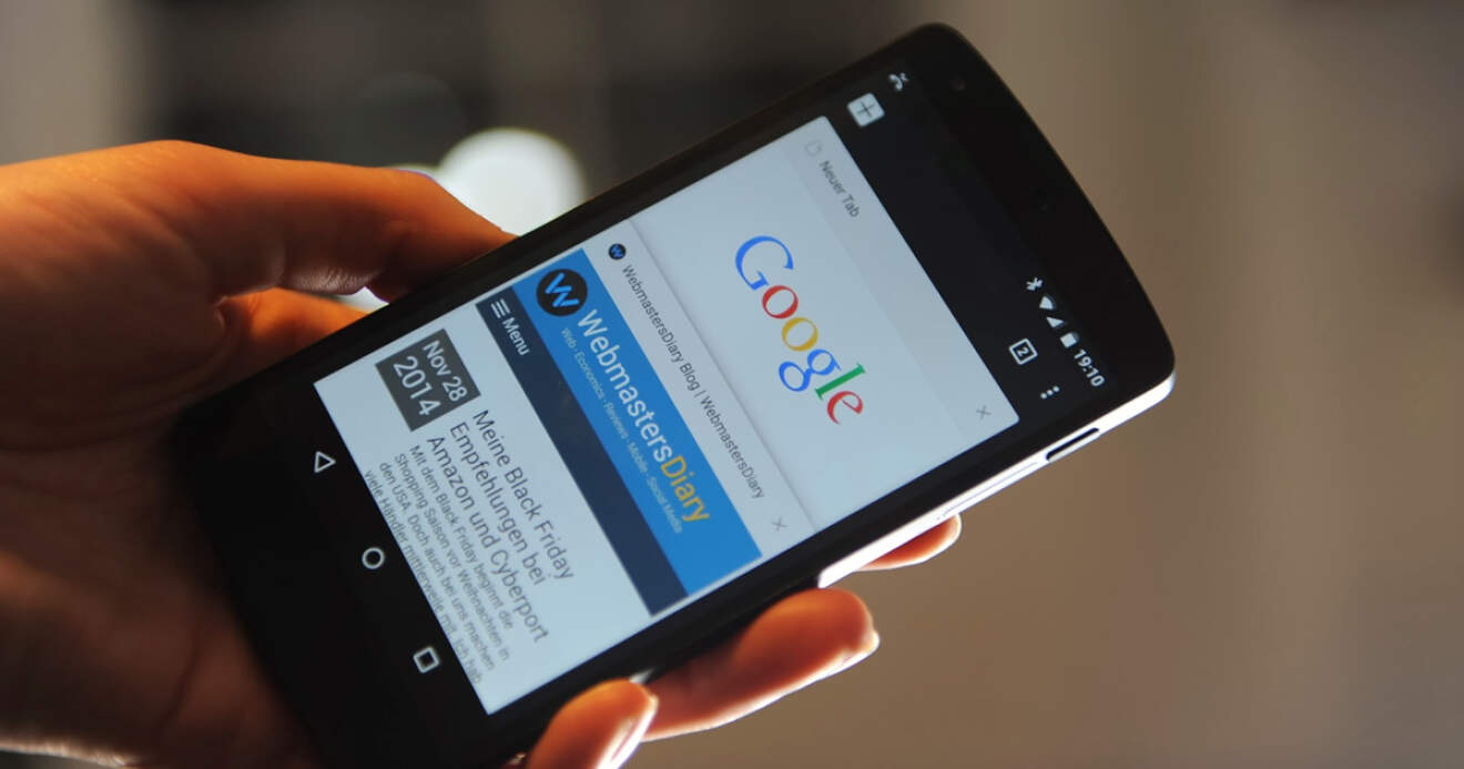 Google Chrome Tabs Button unter Android 5.0 wieder anzeigen
